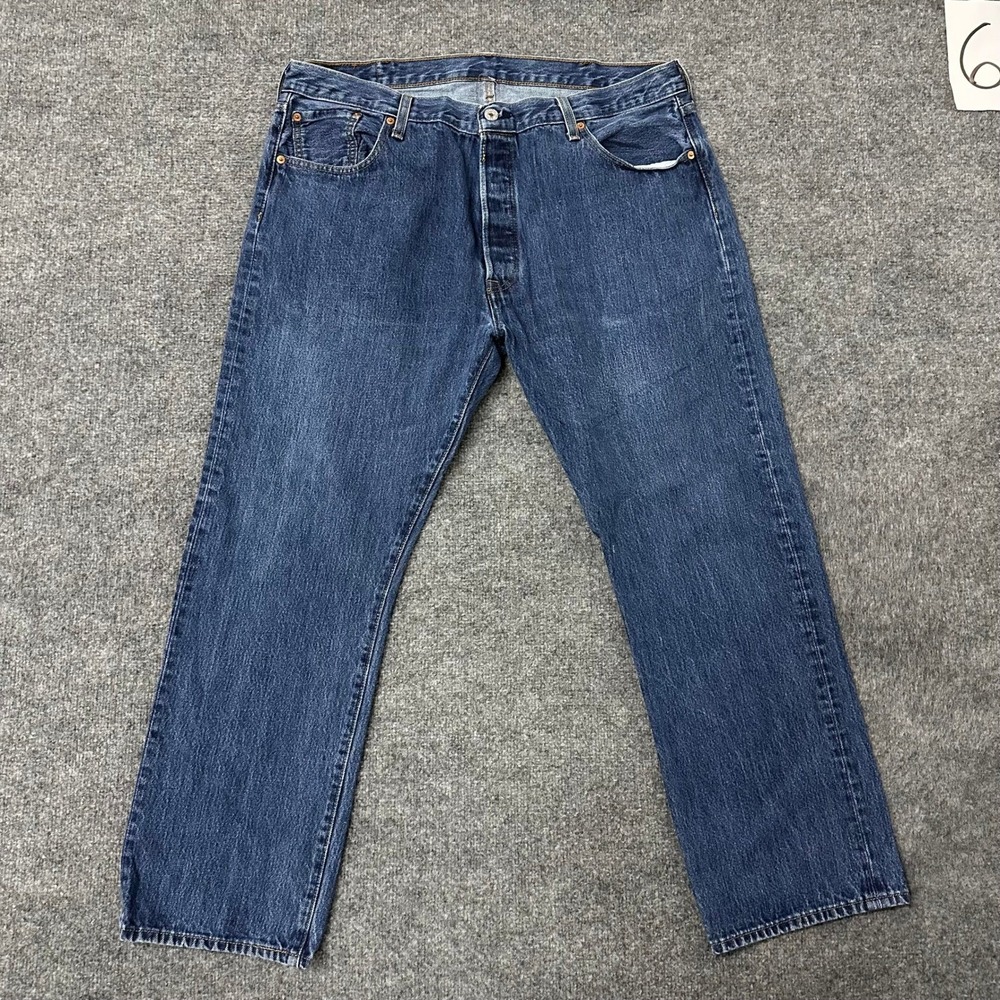 Levi's Jeans Mens Size 40x30 Blue 501 Original Fit Straight Leg Denim Pants